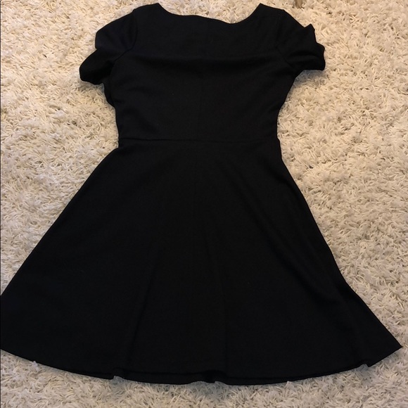 Black Fit & Flare Dress - Picture 3 of 4